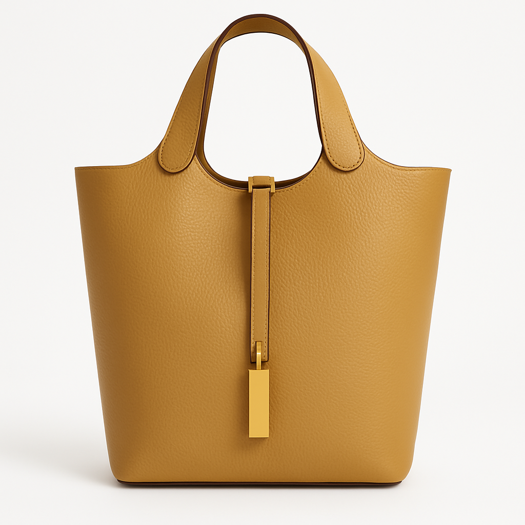 Leather Bucket Bag